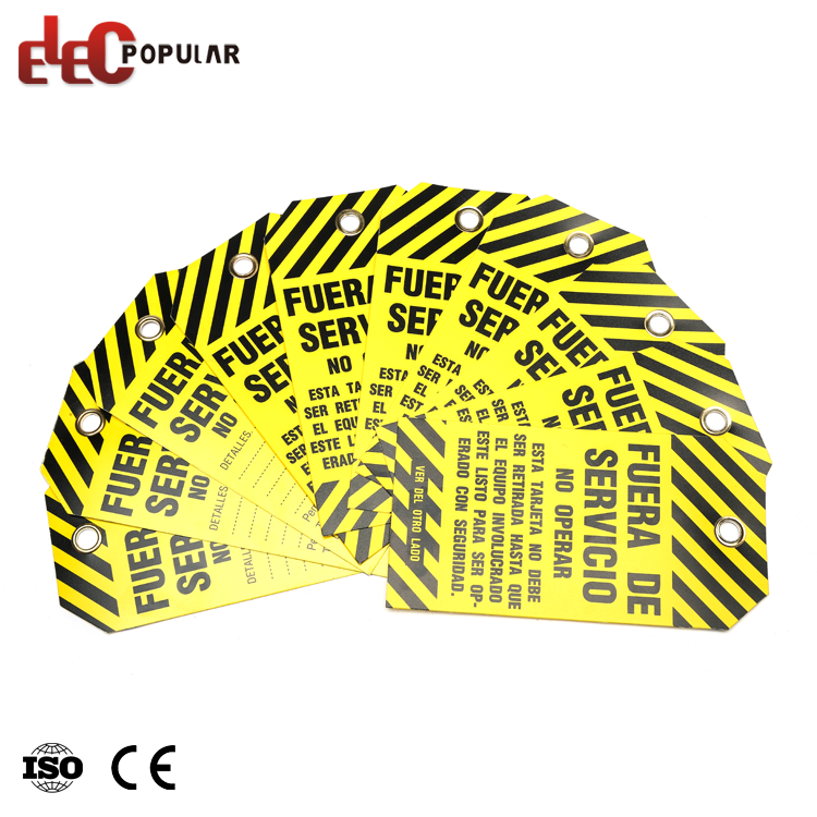 Chiny Etykiety zabezpieczające z PVC i tagi tagout