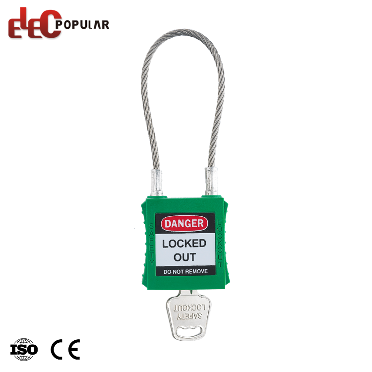 Przemysłowy nylonowy korpus o wysokim poziomie bezpieczeństwa z kluczem podobnym do drutu zabezpieczającego kłódkę